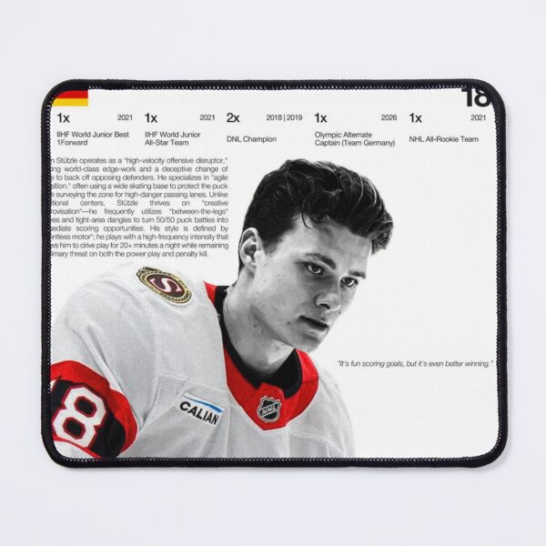 Item preview, Tim Stutzle designed and sold by Skeleton Hockey Department .