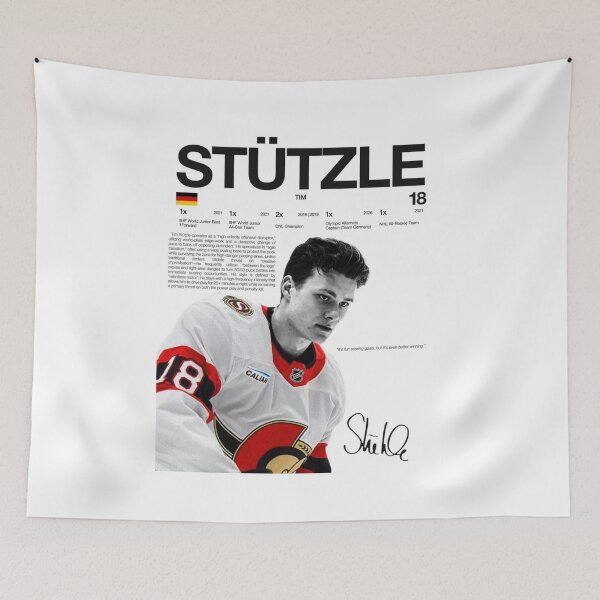 Item preview, Tim Stutzle designed and sold by Skeleton Hockey Department .