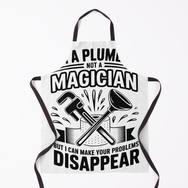 Item preview, I’m a Plumber, Not a Magician T- shirt designed and sold by Lopez-Design.