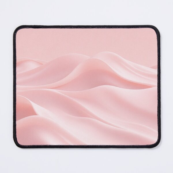 Item preview, Luxurious Soft Pink Silk Satin Waves designed and sold by IntelliMindDesigns.