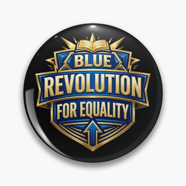 Item preview, Blue Revolution for Equality Typography  designed and sold by ArtsyExplorer.