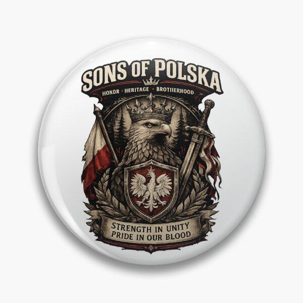 Item preview, Sons of Polska Eagle Heritage Design designed and sold by PavelskiArt.