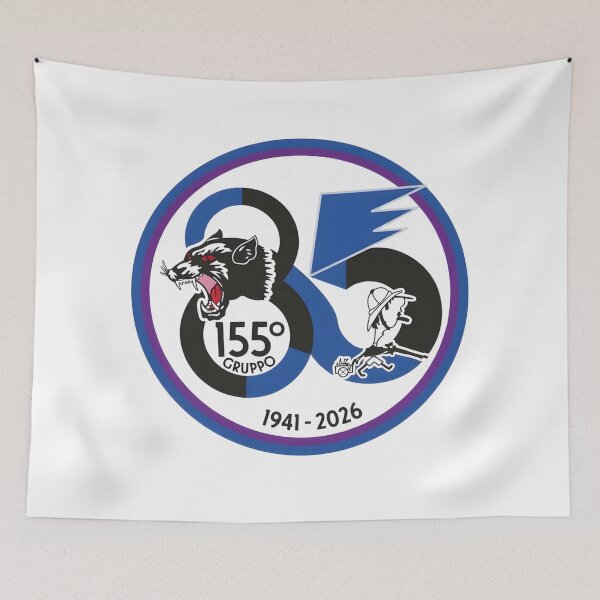 Item preview, Italian Air Force 155° Gruppo 85th Anniversary Commemorative Patch designed and sold by CharlieDesings.