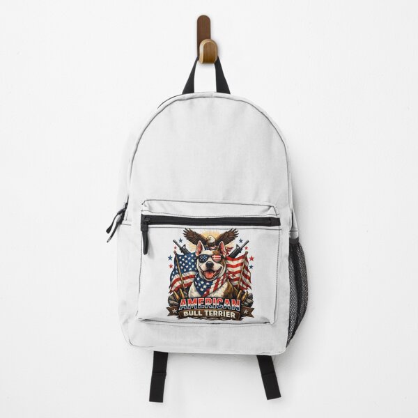 Item preview, Patriotic American Bull Terrier Dog designed and sold by SidTastic .