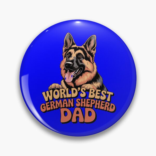 Item preview, Dog Pet Owner Art Design World's Best German Shepherd Dad designed and sold by fantasticdesign.