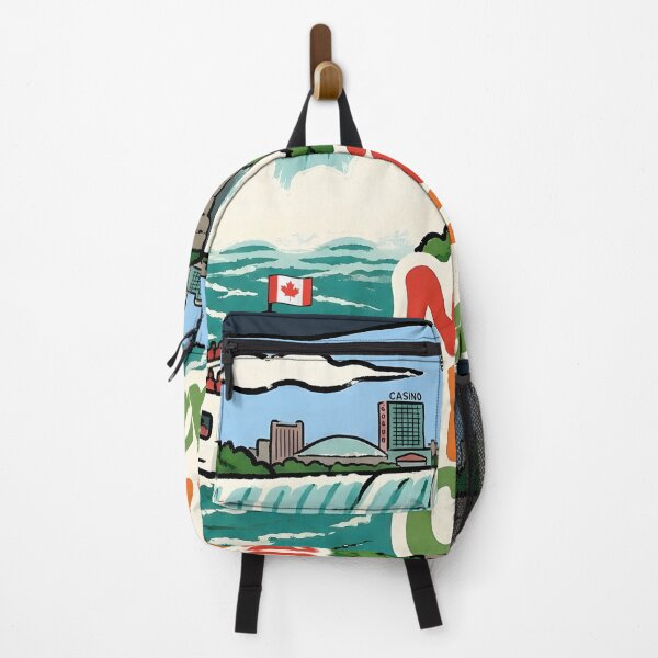 Item preview, Niagara Falls Ontario Canada Cute Colorful Skyline Landscape  designed and sold by HowToCanadian.