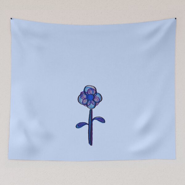 Item preview, Flower, blue designed and sold by r333l.art.