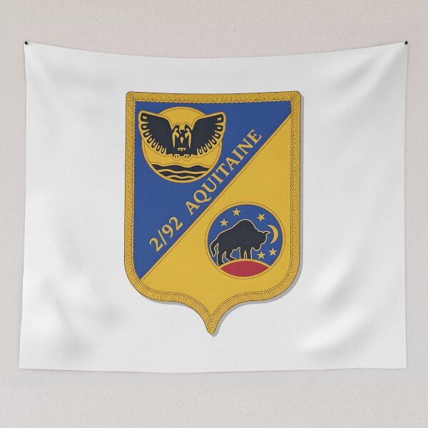 Item preview, French Air Force Escadron de Bombardement 2/92 Aquitaine Patch designed and sold by CharlieDesings.