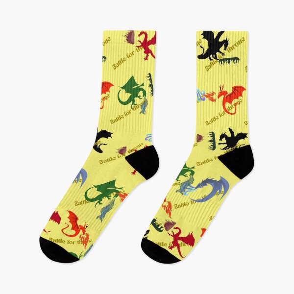 Item preview, Colorful Dragon Battle Pattern Design" or "Fantasy Dragon Battle Repeating Pattern designed and sold by SubhAksara.