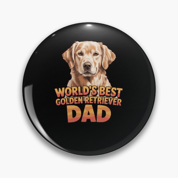 Item preview, Dog Pet Owner Art Design World's Best Golden Retriever Dad designed and sold by fantasticdesign.