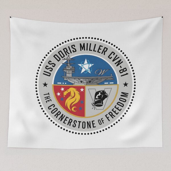 Item preview, USS Doris Miller CVN-81 Aircraft Carrier Crest Graphic designed and sold by CharlieDesings.