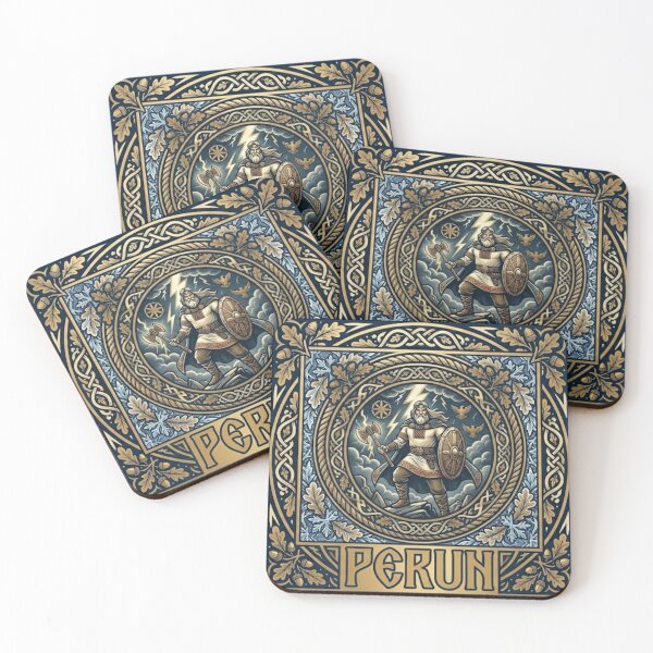 Item preview, Perun Slavic God of Thunder Design designed and sold by BabaYagaShop.