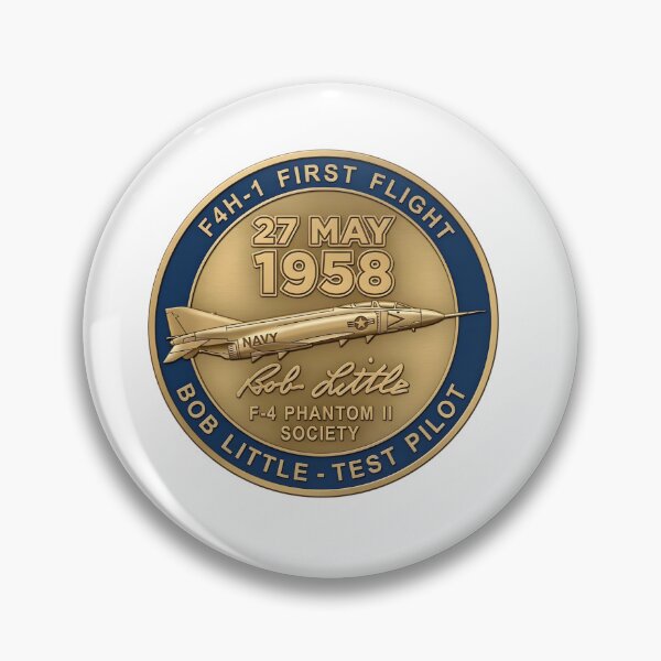 Item preview, F4H-1 Phantom II First Flight Commemorative Medal Graphic designed and sold by CharlieDesings.