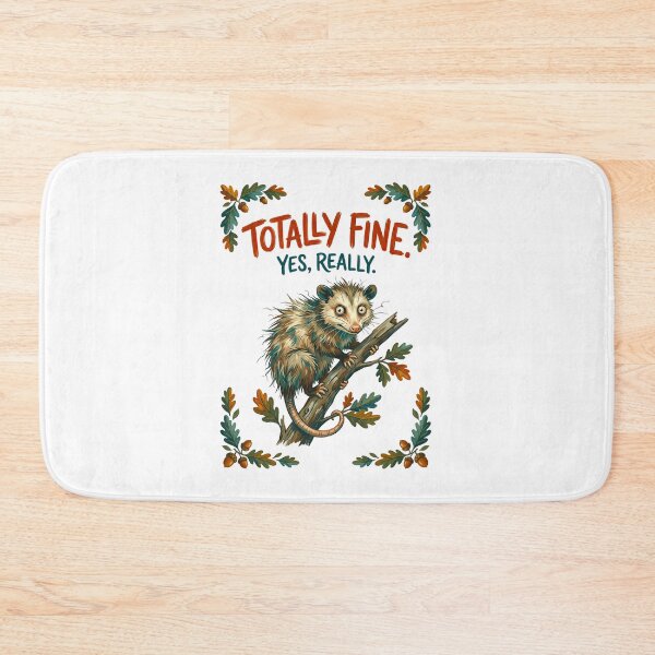 Item preview, Totally Fine Funny Opossum designed and sold by TeeARTHY.