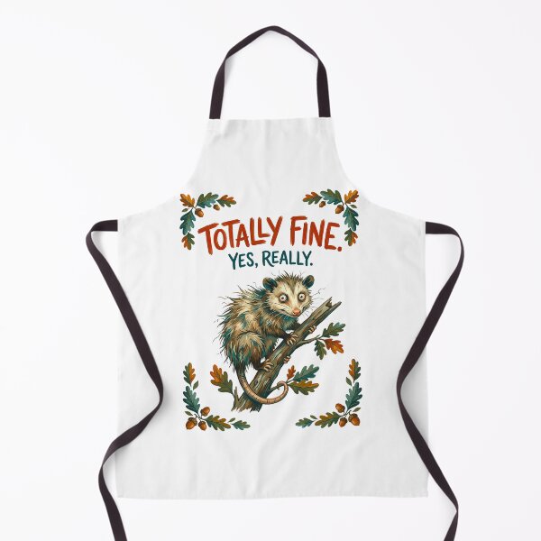 Item preview, Totally Fine Funny Opossum designed and sold by TeeARTHY.