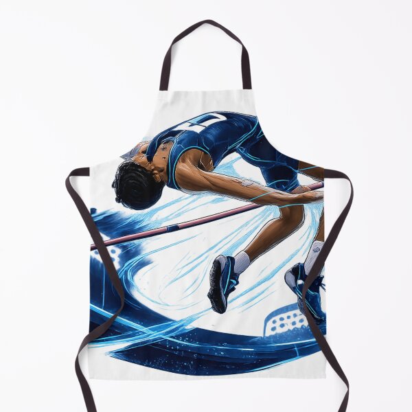 Item preview, Cyber High Jump King | Neon Athletics Olympics Art designed and sold by RAMHEARTS.