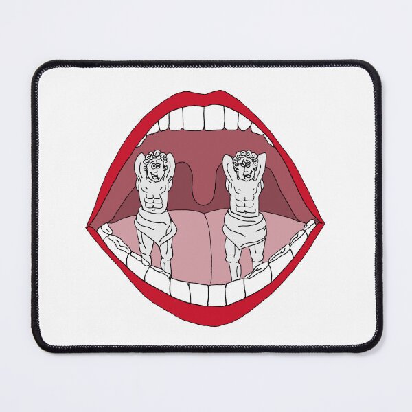 Item preview, Atlas Shrugs in Your Mouth – Funny Literary Palate Palace Art designed and sold by MyxaART.