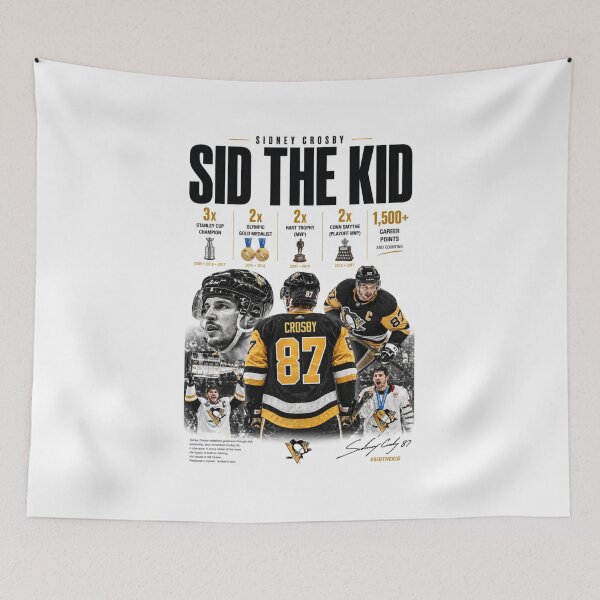 Item preview, Sidney Crosby designed and sold by Skeleton Hockey Department .