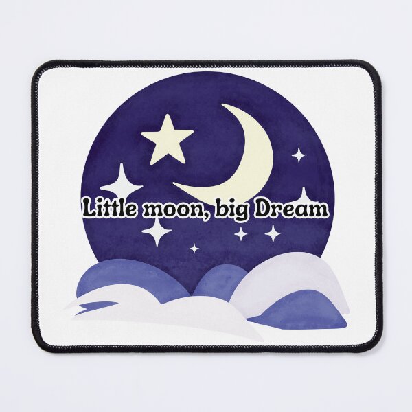 Item preview, Little Moon Big Dream Sticker | Cute Celestial Aesthetic | Dreamy Night Sky Design designed and sold by Pandey14.