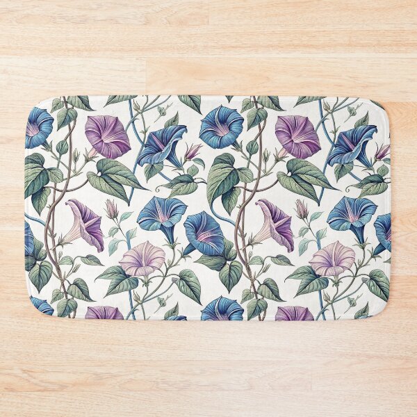 Aperçu de l'œuvre Motif floral vintage Morning Glory créée et vendue par Storybook Botanica.