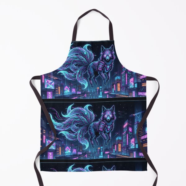 Item preview, Neon Kitsune Overlord Cyber Fox designed and sold by Neo Tokio.