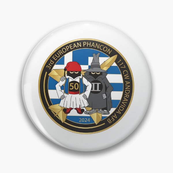 Item preview, 3rd European Phancon 2024 Commemorative Aviation Patch designed and sold by CharlieDesings.