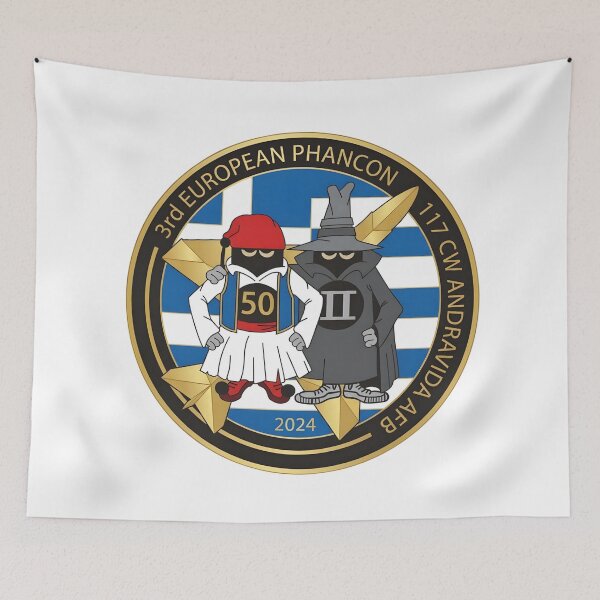 Item preview, 3rd European Phancon 2024 Commemorative Aviation Patch designed and sold by CharlieDesings.