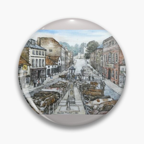 Item preview, Arundel Market Sussex c1880 by R E Whitaker designed and sold by Collector-RB.