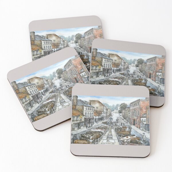 Item preview, Arundel Market Sussex c1880 by R E Whitaker designed and sold by Collector-RB.