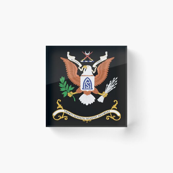 Item preview, Army - Regimental Colors - 27th Infantry Regiment - NEC ASPERA TERRENT X 300 designed and sold by Military Insignia Products.