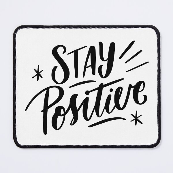 Item preview, Minimal Stay Positive Quote Art designed and sold by Johnny Holiday.