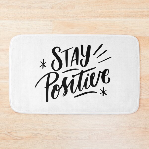 Item preview, Minimal Stay Positive Quote Art designed and sold by Johnny Holiday.