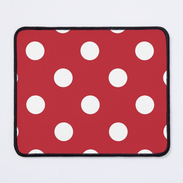 Item preview, Minimalist White Polka Dots on Red designed and sold by Hrndz Store.