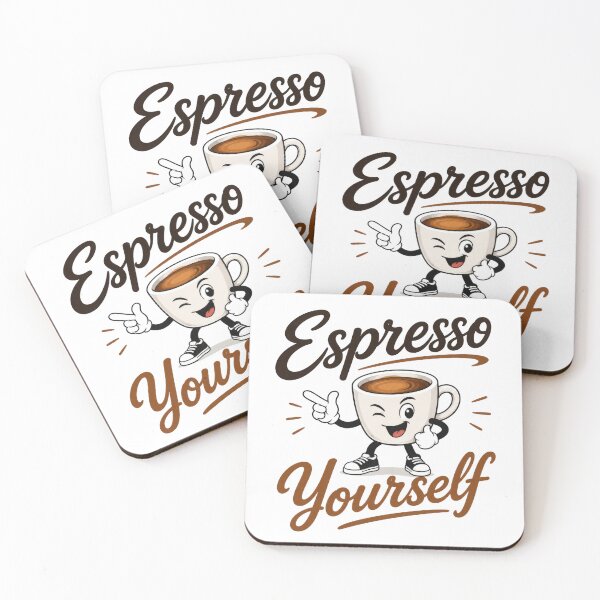 Item preview, Espresso Yourself Cute Coffee Mug designed and sold by INVITOARTE.