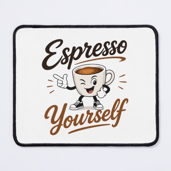 Item preview, Espresso Yourself Cute Coffee Mug designed and sold by INVITOARTE.