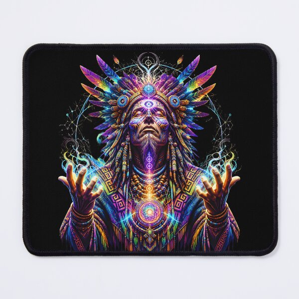 Item preview, Third Eye Shaman – Neon Spirit Vision designed and sold by RH Design Lab.