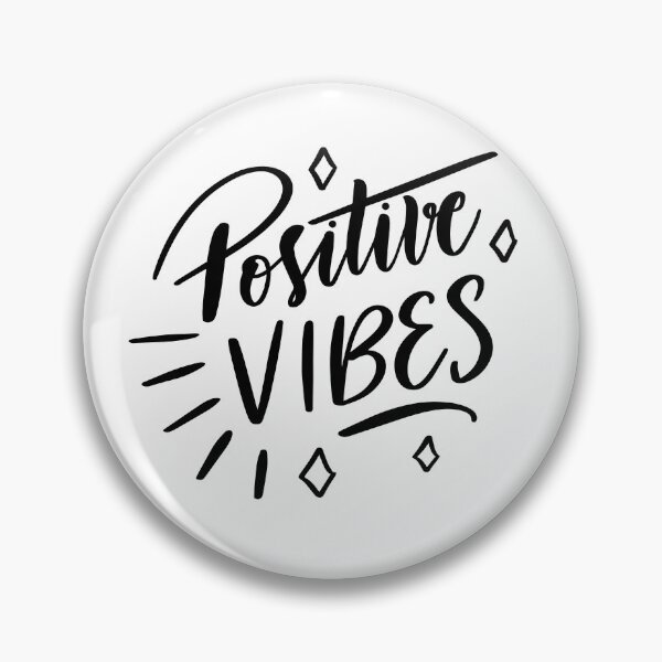 Item preview, Positive Vibes Aesthetic Lettering Graphic designed and sold by Johnny Holiday.