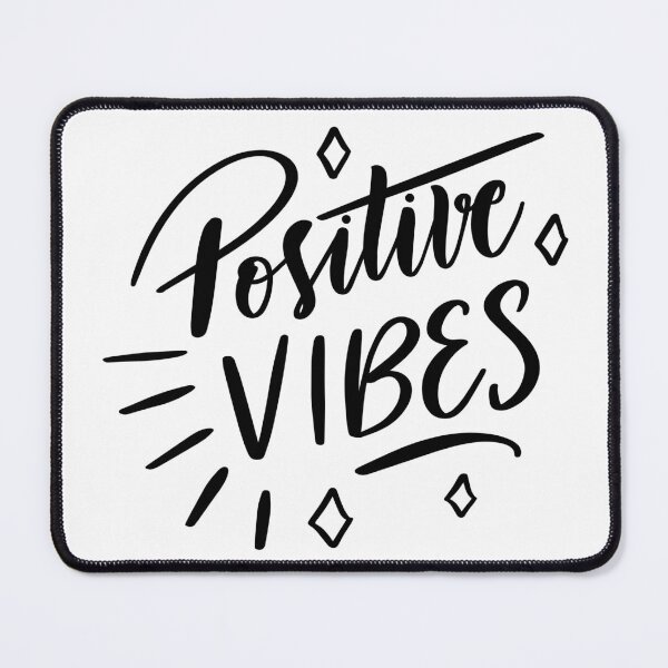 Item preview, Positive Vibes Aesthetic Lettering Graphic designed and sold by Johnny Holiday.