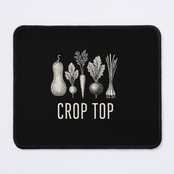 Item preview, Crop Top Corn Humor designed and sold by SiarheiYur.
