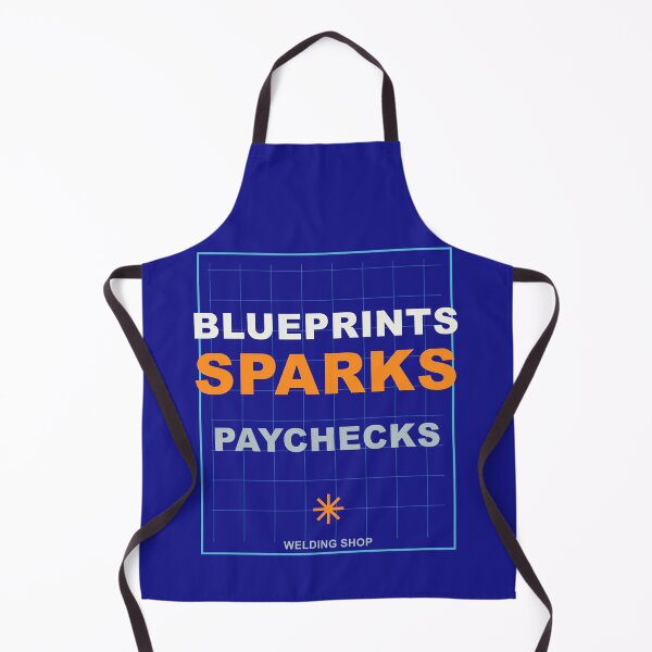 Item preview, Blueprints Sparks Paychecks Fabricator T-Shirt designed and sold by Lechian Graphic.
