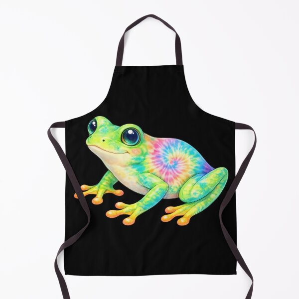 Item preview, Tie-Dye Rainbow Tree Frog designed and sold by jgvisualarts.