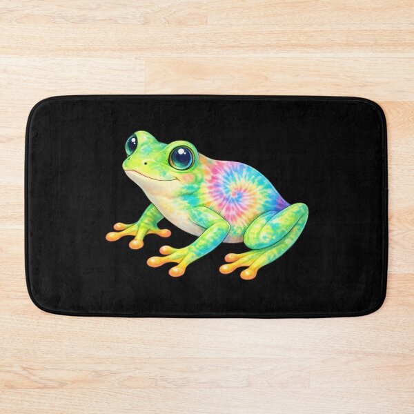 Item preview, Tie-Dye Rainbow Tree Frog designed and sold by jgvisualarts.