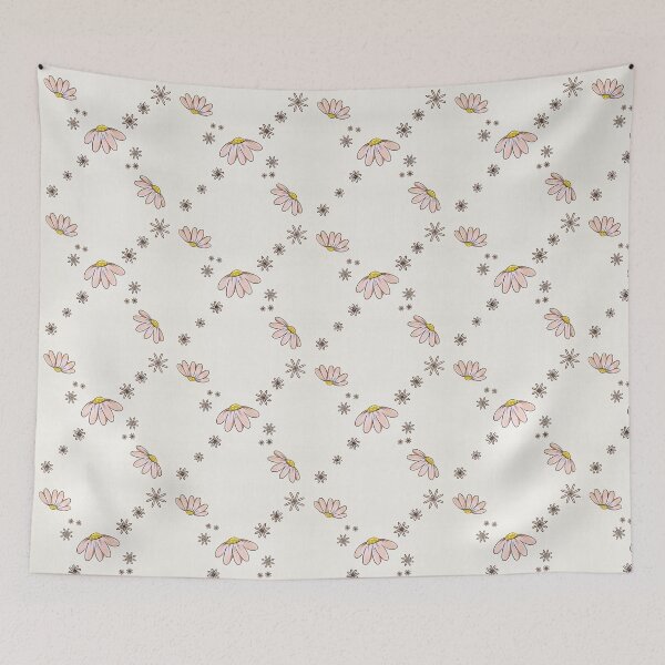 Item preview, Dainty Wildflowers and Mini Daisies Cottagecore Pattern designed and sold by Fiorart Studio .