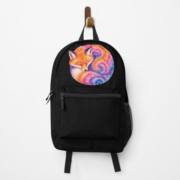 Item preview, Tie Dye Sleeping Fox Art designed and sold by jgvisualarts.