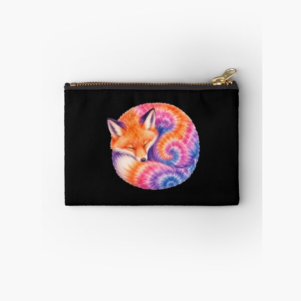 Item preview, Tie Dye Sleeping Fox Art designed and sold by jgvisualarts.