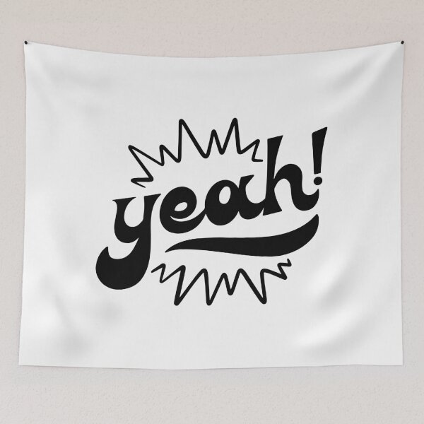 Item preview, Yeah Expression Modern Typography designed and sold by Johnny Holiday.