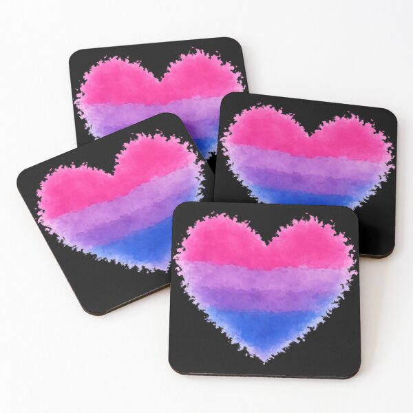 Item preview, Bi Pride Heart – Watercolor Bisexual Pride Design designed and sold by PaTkA art.
