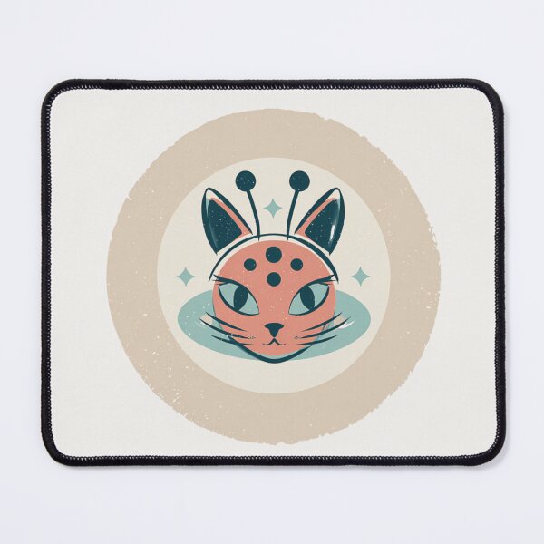 Item preview, Pastel Cosmic Kitten - Weird Animal Art designed and sold by Cosmic Cactus.