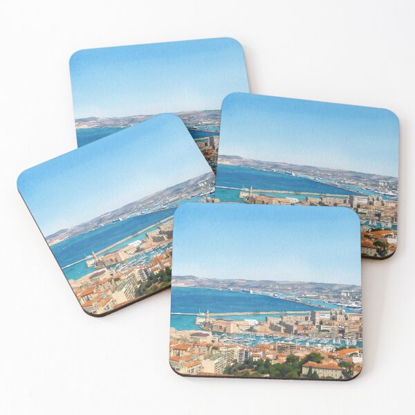Item preview, Marseille in Watercolor Style - Art Transformation from Real Photography designed and sold by M.ALK.Watercolor.