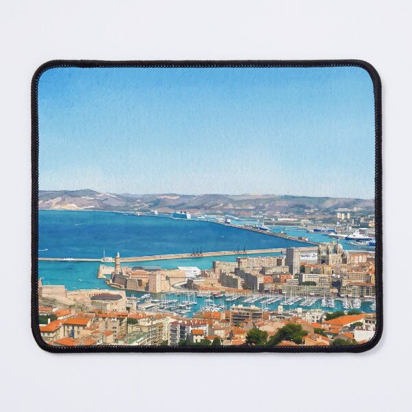 Item preview, Marseille in Watercolor Style - Art Transformation from Real Photography designed and sold by M.ALK.Watercolor.